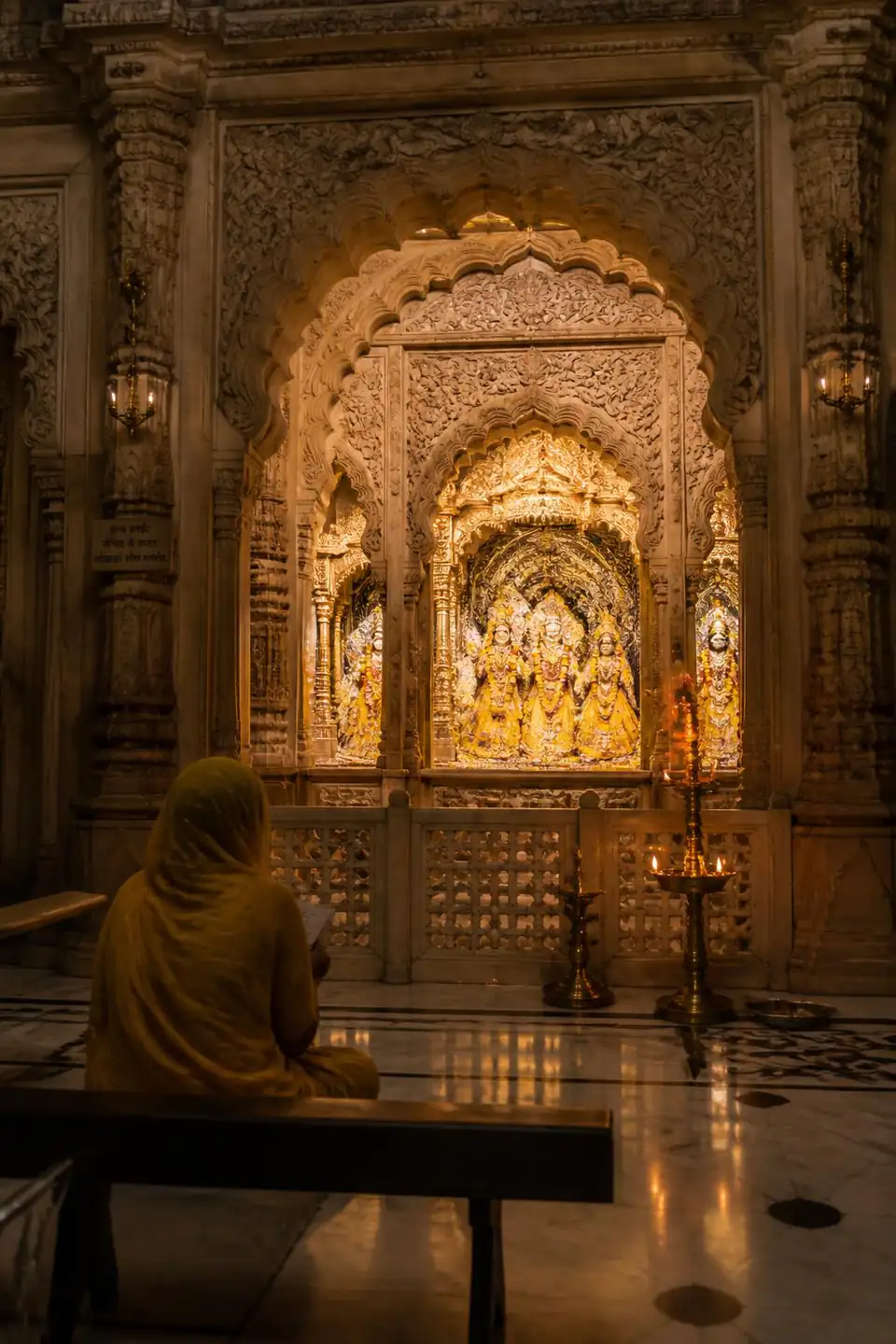 Kanak Bhawan temple with ornate architecture in Ayodhya